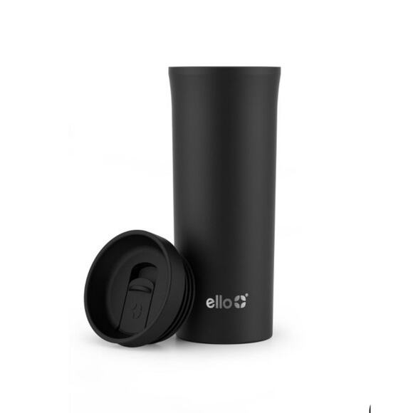 ELLO Black Stainless Steel Travel Mug Tumbler 18 oz. - Picture 3 of 8